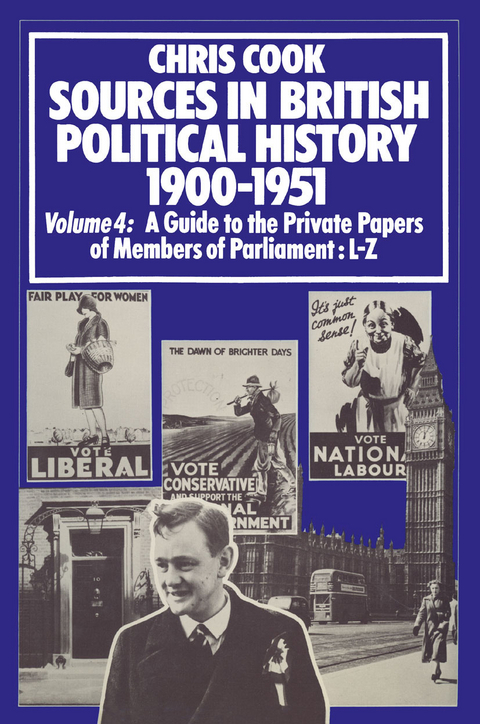 Sources in British Political History 1900–1951 - C. Cook, P. Jones, J. Sinclair, Jeffrey Weeks