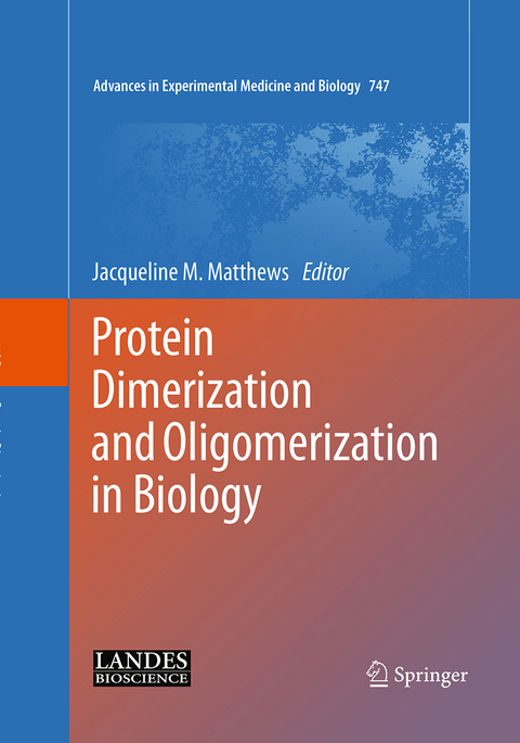 Protein Dimerization and Oligomerization in Biology - 