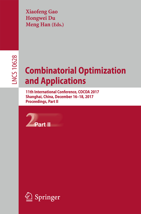 Combinatorial Optimization and Applications - 