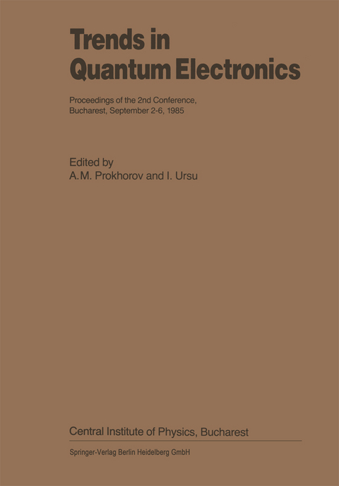 Trends in Quantum Electronics - 