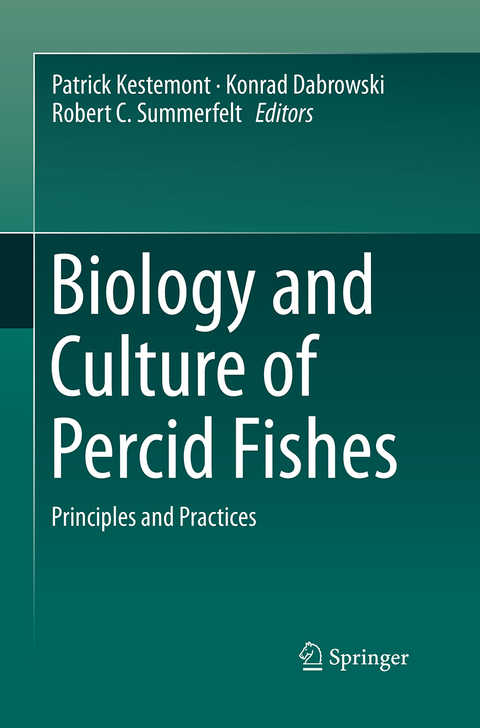 Biology and Culture of Percid Fishes - 