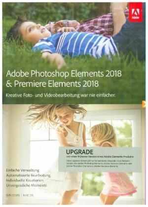 Adobe Photoshop & Premiere Elements 2018, Upgrade, 1 Benutzer, DVD-ROM
