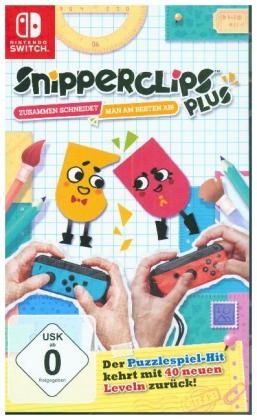 Snipperclips Plus, Zusammen schneidet man am besten ab!, 1 Nintendo Switch-Spiel