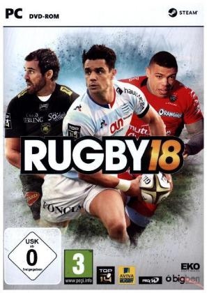 Rugby 18, 1 DVD-ROM