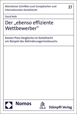 Der "ebenso effiziente Wettbewerber" - David Roth