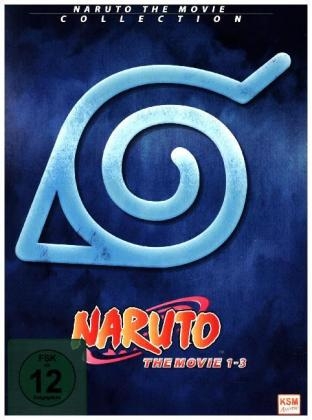 Naruto - The Movie Collection - Limited Edition Movie 1-3, 3 DVD