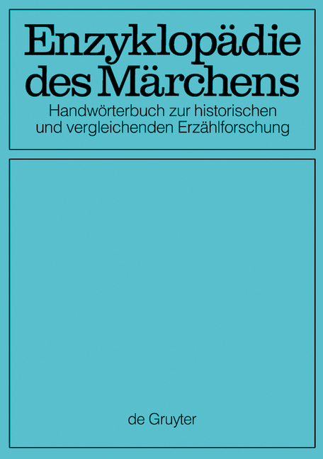 Enzyklopädie des Märchens / [Set Enzyklopädie des Märchens, Band 1-15] - 