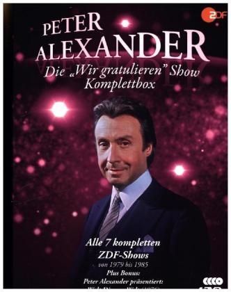 Die Peter Alexander "Wir gratulieren" Show - Komplettbox 1979-1985, 4 DVD