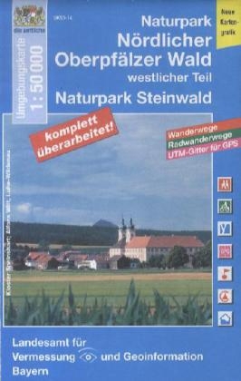UK50-14 Naturpark Nördlicher Oberpfälzer Wald, westlicher Teil - Breitband und Vermessung Landesamt für Digitalisierung  Bayern
