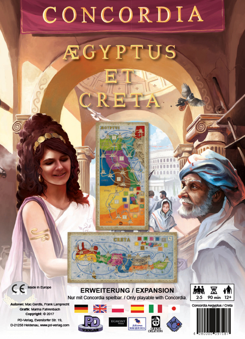 Concordia, Aegyptus et Creta (Spiel-Zubehör) - Mac Gerdts