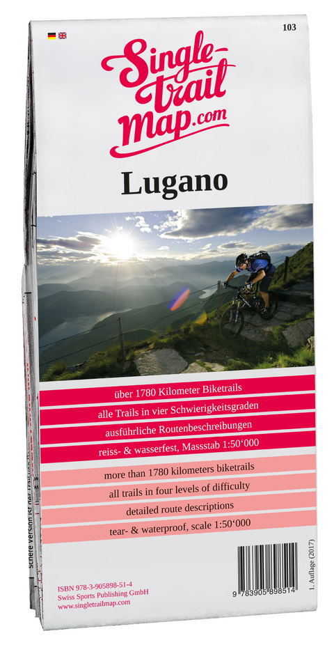 Singletrail Map 103 Lugano - Thomas Giger