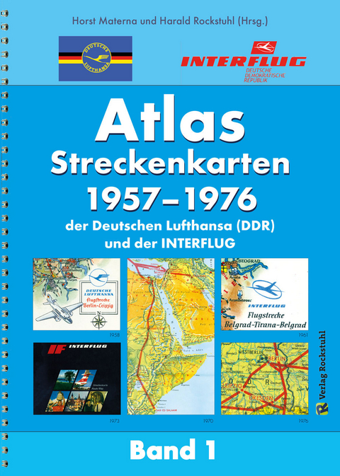 ATLAS Streckenkarten der INTERFLUG 1957-1976 - 