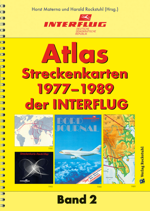 ATLAS Streckenkarten der INTERFLUG 1977-1989 - 