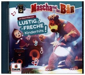 Mascha & der Bär präsentieren lustig-freche Kinderhits, 1 Audio-CD, 1 Audio-CD