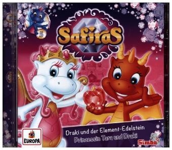 Safiras - Draki und der Element-Edelstein / Prinzessin Tara und Draki, 1 Audio-CD