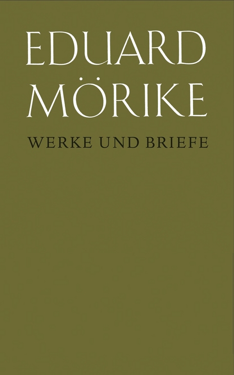 Werke und Briefe. Briefe 1833-1838 - Eduard Mörike