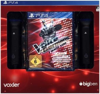 The Voice of Germany, I want you, 1 PS4-Blu-ray Disc + 2 Mikrofone