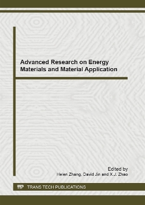 Advanced Research on Energy Materials and Material Application - 