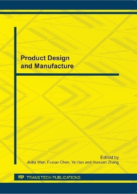 Product Design and Manufacture - Jiuba Wen, Fuxiao Chen, Ye Han, Huixuan Zhang