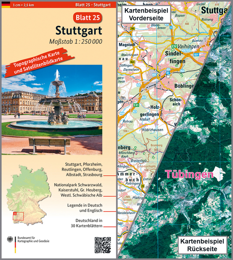 Stuttgart -  BKG - Bundesamt für Kartographie und Geodäsie