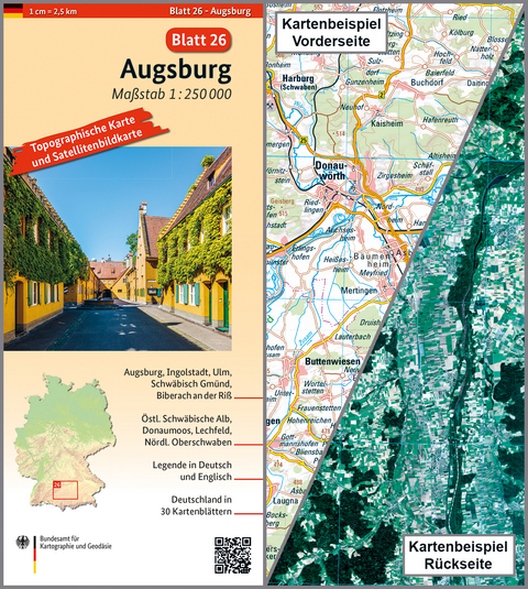 Augsburg -  BKG - Bundesamt für Kartographie und Geodäsie