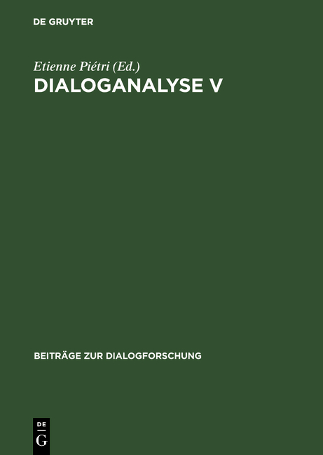 Dialoganalyse V - 