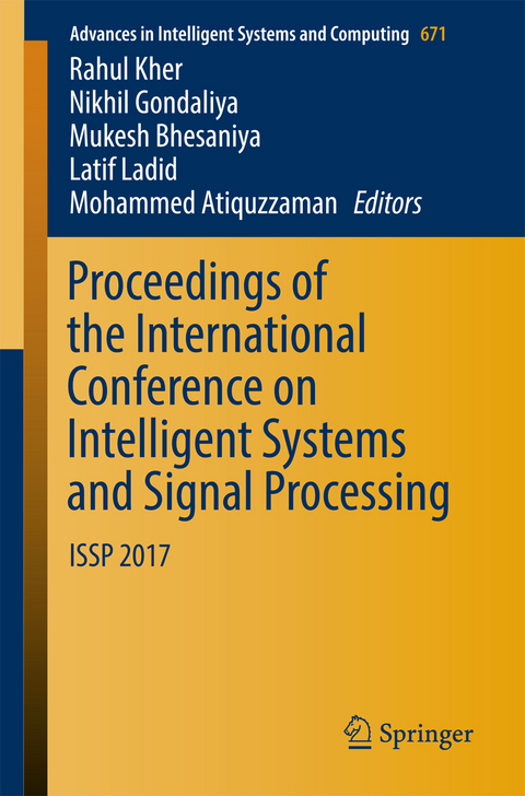 Proceedings of the International Conference on Intelligent Systems and Signal Processing - 