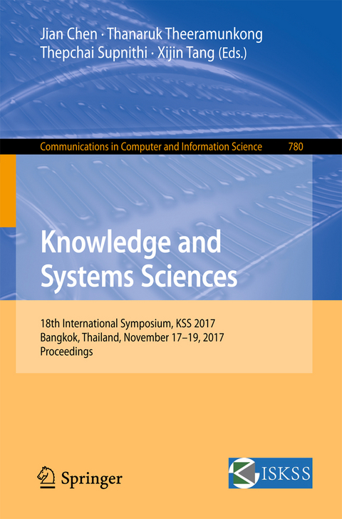 Knowledge and Systems Sciences - 