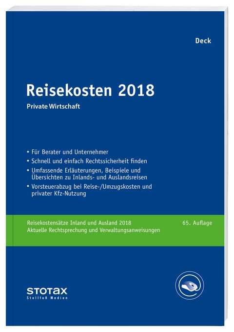 Reisekosten 2018 - Wolfgang Deck