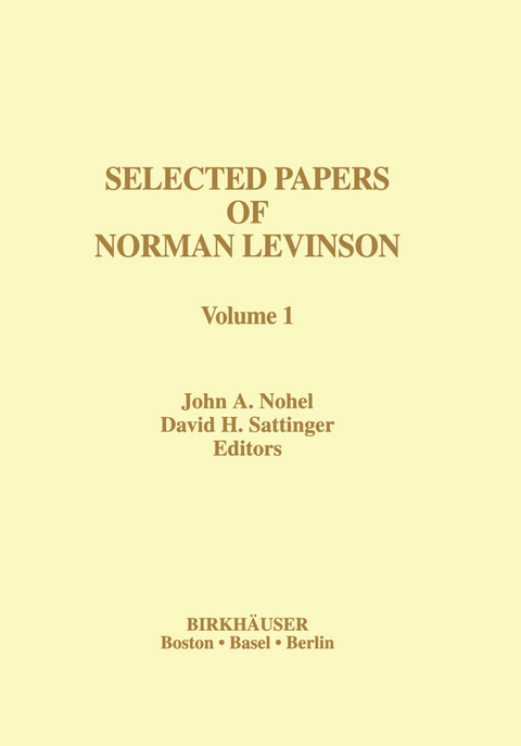 Selected Works of Norman Levinson - 