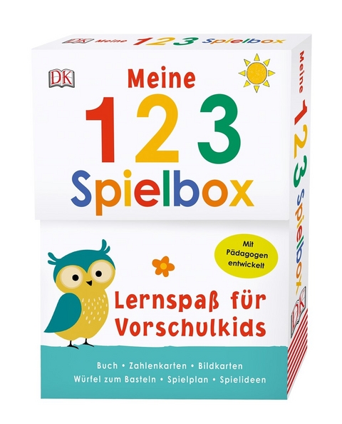 Lernspaß für Vorschulkids. Meine 123-Spielbox