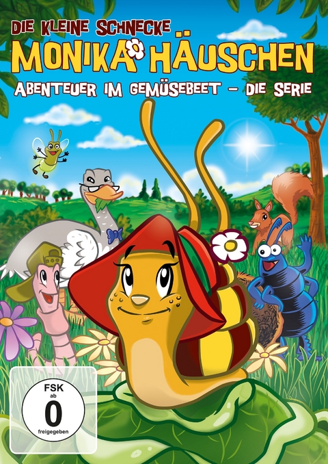 Die kleine Schnecke, Monika Häuschen - Abenteuer im Gemüsebeet - Die Serie, 1 DVD