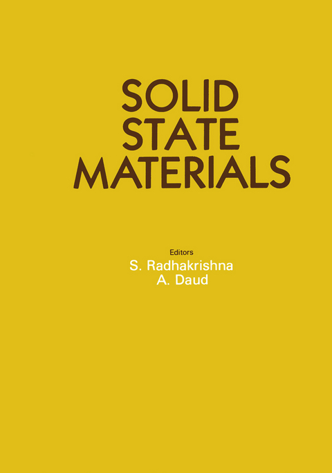 Solid State Materials - 