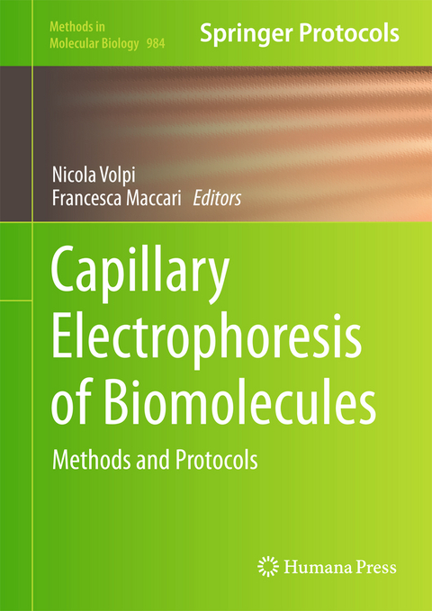 Capillary Electrophoresis of Biomolecules - 