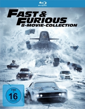 Fast & Furious - 8 Movie Collection, 8 Blu-ray