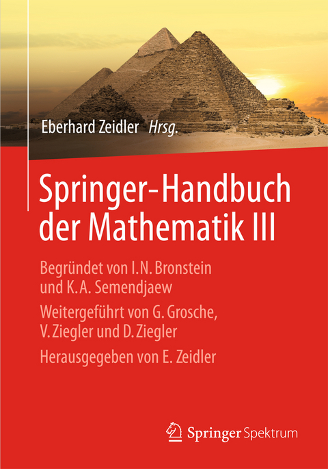 Springer-Handbuch der Mathematik III - 