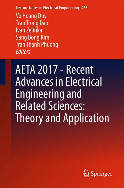 AETA 2017 - Recent Advances in Electrical Engineering and Related Sciences: Theory and Application - 