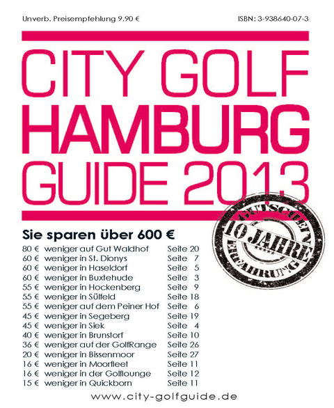 City Golf Guide Hamburg 2013 - Frank Puscher