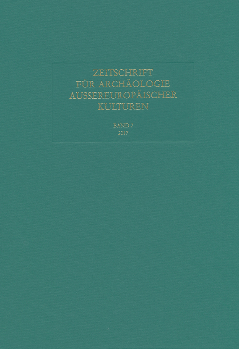 Zeitschrift für Archäologie Außereuropäischer Kulturen