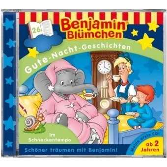 Benjamin Blümchen, Gute-Nacht-Geschichten - Im Schneckentempo, 1 Audio-CD