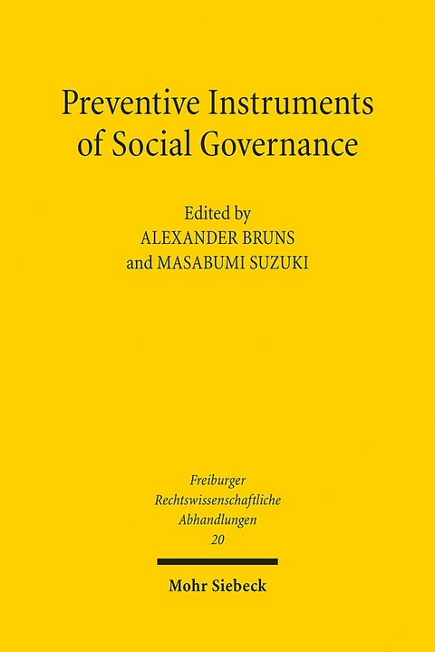 Preventive Instruments of Social Governance - 