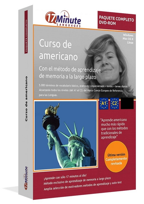 Curso de americano: Paquete completo (desde el nivel A1 hasta el C2)