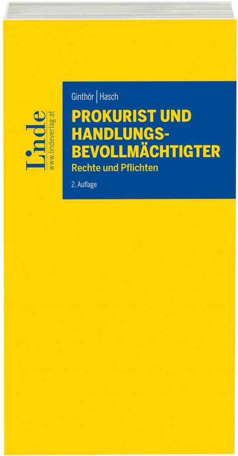 Prokurist und Handlungsbevollmächtigter - 