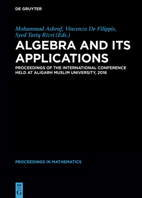 Algebra and Its Applications - 