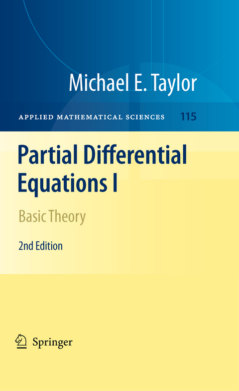 Partial Differential Equations I - Michael E. Taylor