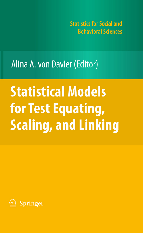 Statistical Models for Test Equating, Scaling, and Linking - 