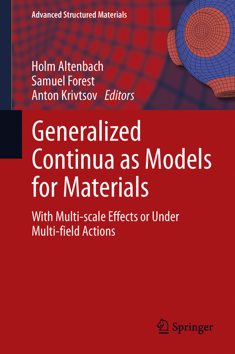 Generalized Continua as Models for Materials - 