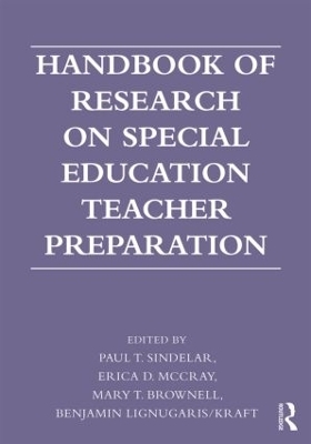 Handbook of Research on Special Education Teacher Preparation - 