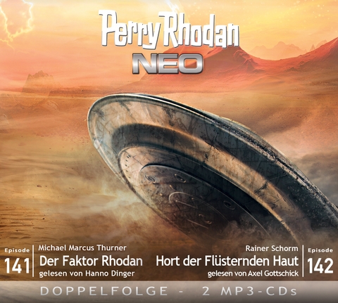 Perry Rhodan NEO MP3 Doppel-CD Folgen 141 + 142 - Michael Marcus Thurner, Rainer Schorm