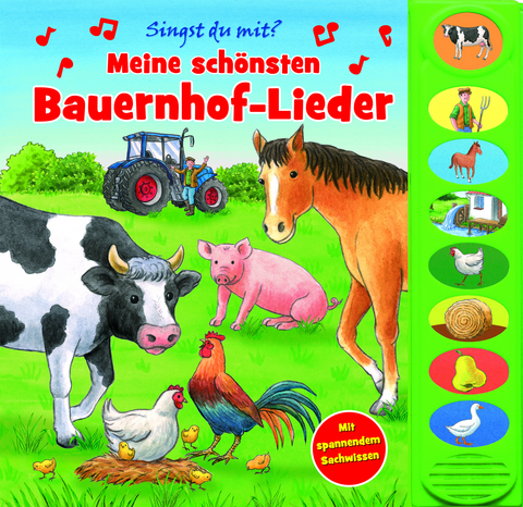8-Button-Soundbuch, Mein schönsten Bauernhof-Lieder